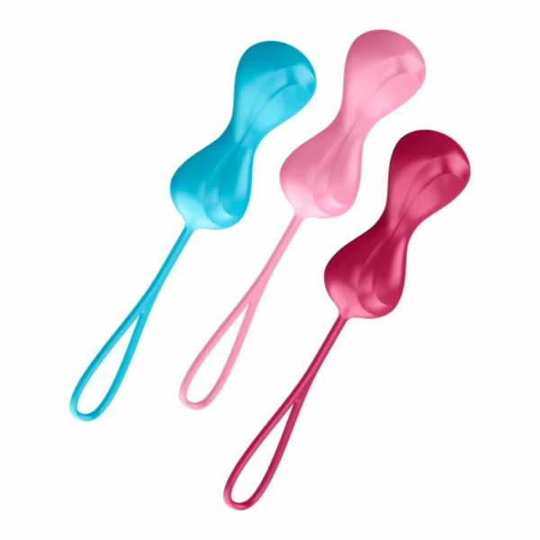 Satisfyer Power Balls Training Set Kėgelio kamuoliukų rinkinys, 3 vnt.