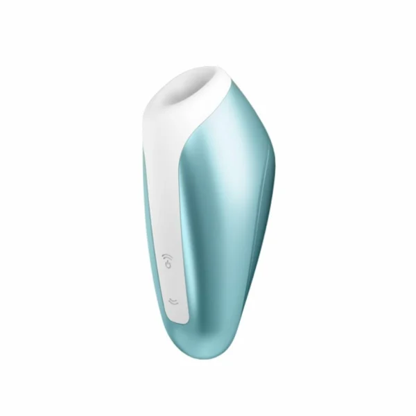 Satisfyer Love Breeze klitorio stimuliatorius su oro bangomis, Ice Blue