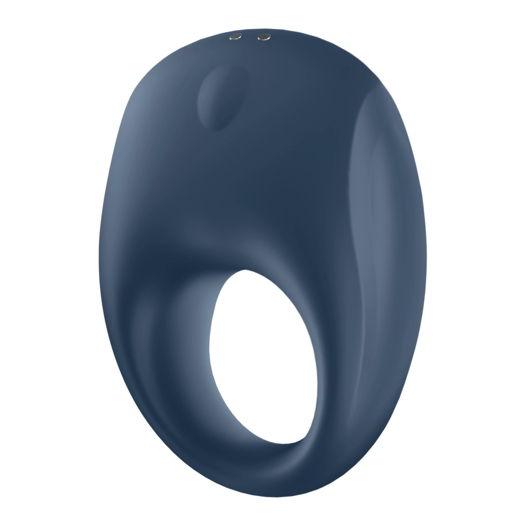 Satisfyer Strong One vibruojantis varpos žiedas, valdomas programėle, mėlynas