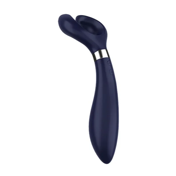 Satisfyer Endless Fun universalus vibratorius su pasukama 180° galvute, juodas