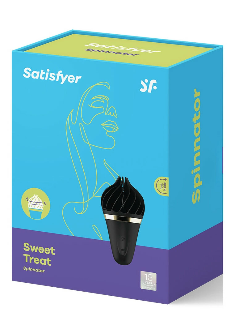 Satisfyer Sweet Treat klitorio stimuliatorius su sukimosi funkcija, rožinis