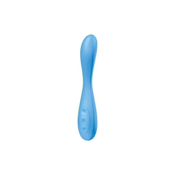 Satisfyer G-Spot Flex 1 G taško vibratorius su lanksčiu kakleliu, violetinis
