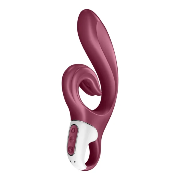 Satisfyer Love Me vibratorius su dviem varikliais ir lanksčia rankena