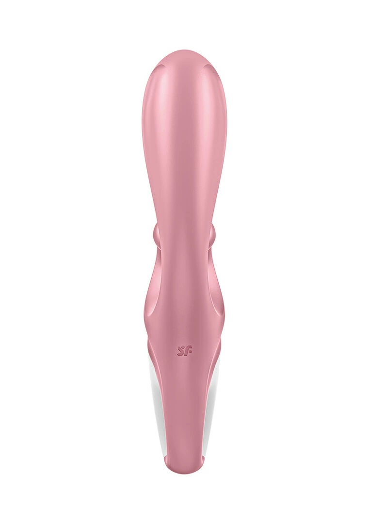 Satisfyer Hug Me dviejų variklių vibratorius, valdomas programėle, rožinis