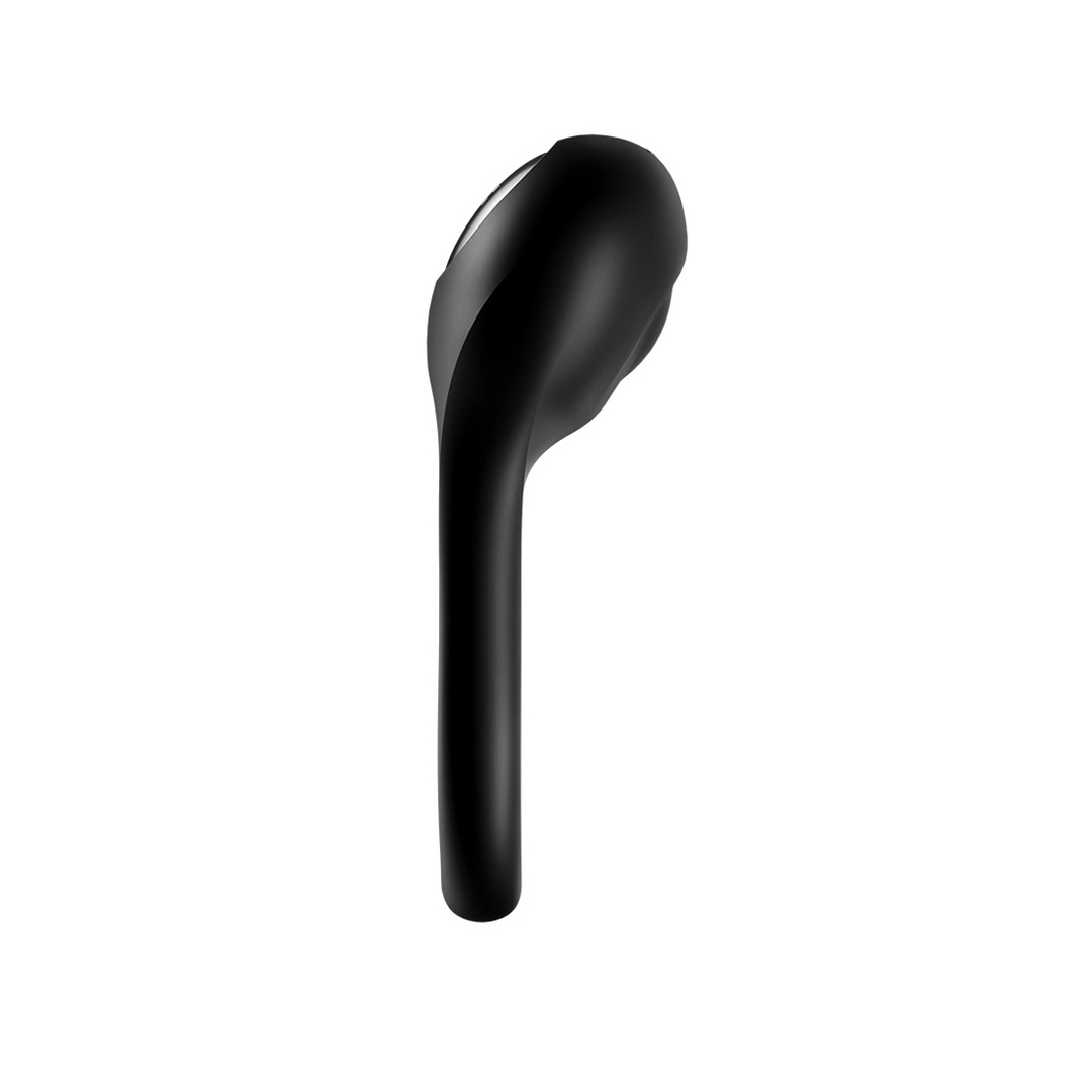 Satisfyer Majestic Duo vibruojantis varpos žiedas su 12 režimų, juodas