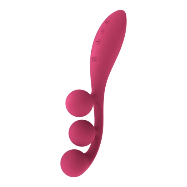 Satisfyer Tri Ball 1 vibratorius su trimis kamuoliukais ir lanksčiu laidu
