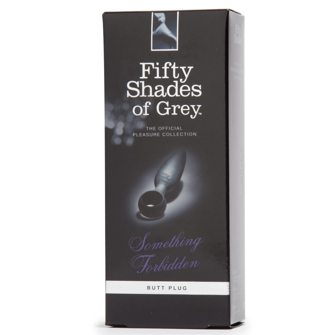 Fifty Shades of Grey Something Forbidden analinis kaištis iš silikono, juodas, 10,8 cm
