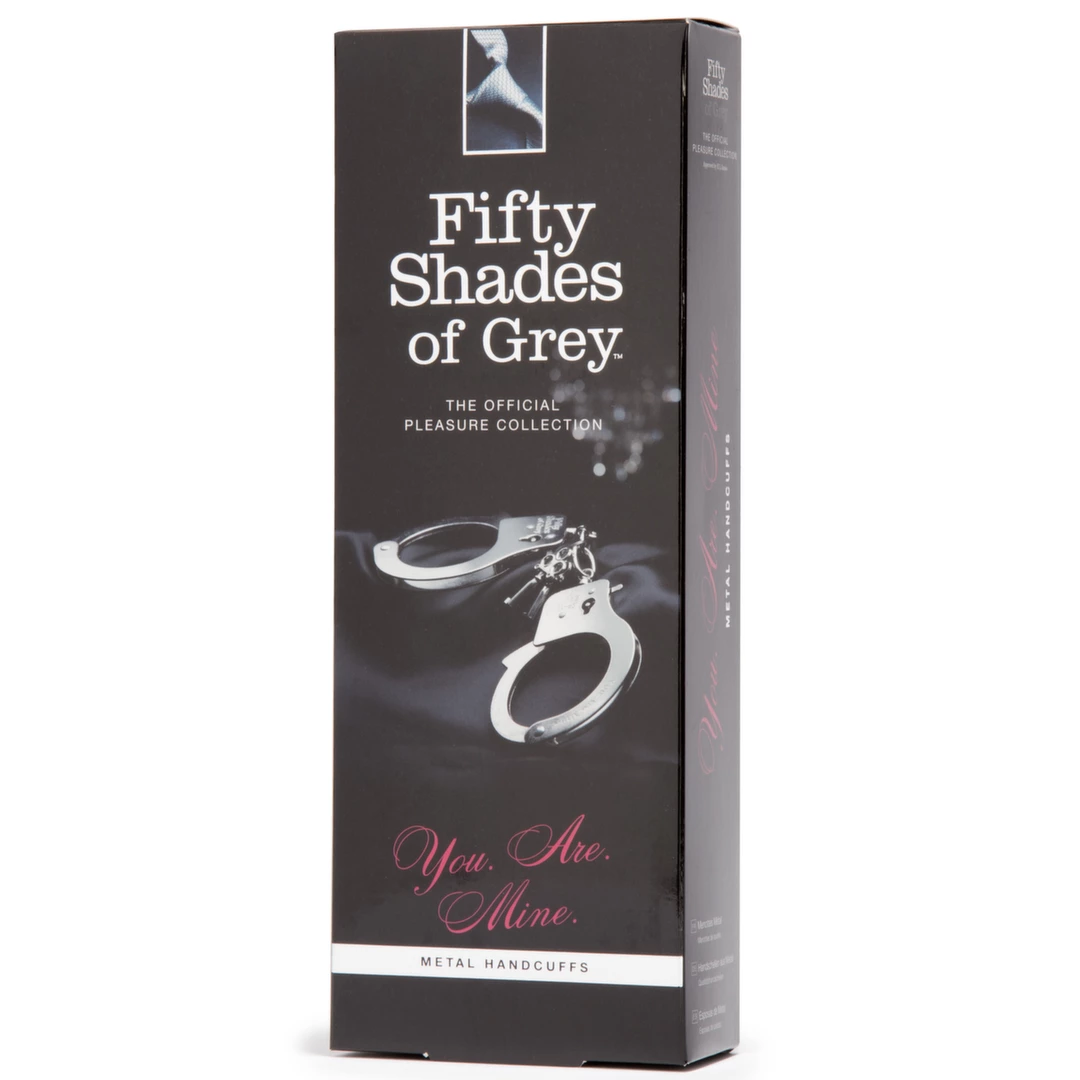 Fifty Shades of Grey You Are Mine plieniniai antrankiai su rakteliais, 26,7 cm