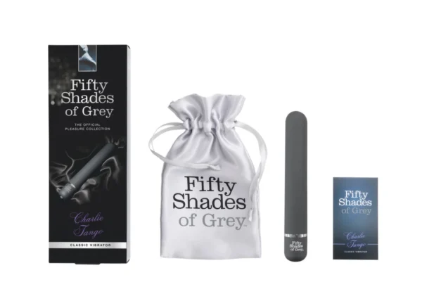 Fifty Shades of Grey Charlie Tango klasikinis vibratorius, atsparus vandeniui, juodas