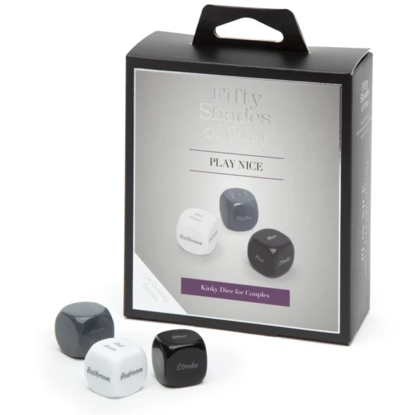 Fifty Shades of Grey Play Nice kauliukai poroms, 3 vnt.