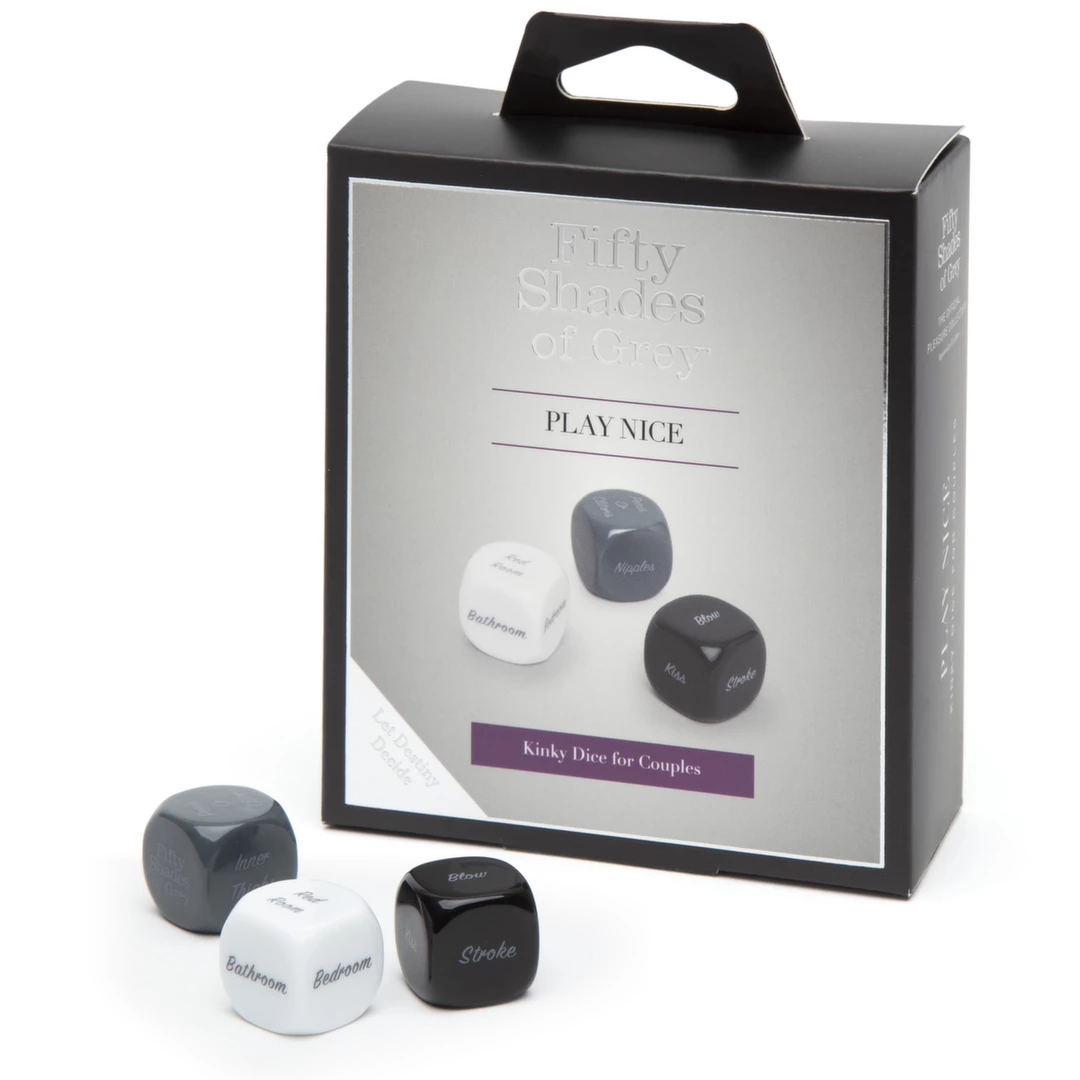 Fifty Shades of Grey Play Nice kauliukai poroms, 3 vnt.
