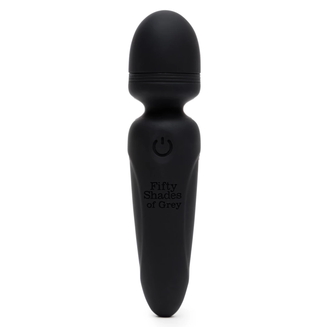 Fifty Shades of Grey Sensation kompaktiškas masažuoklis, įkraunamas per USB, juodas