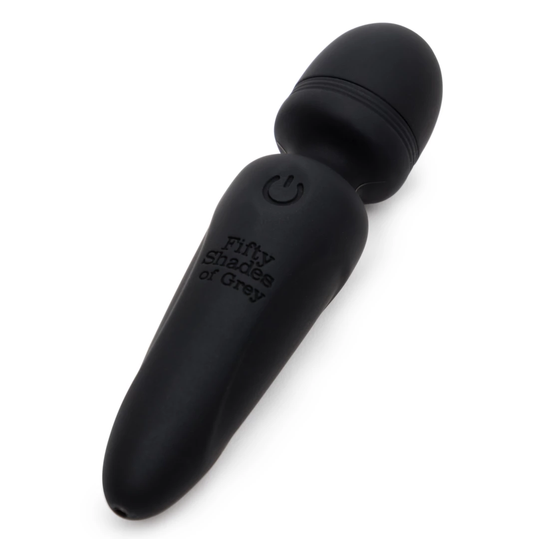 Fifty Shades of Grey Sensation kompaktiškas masažuoklis, įkraunamas per USB, juodas