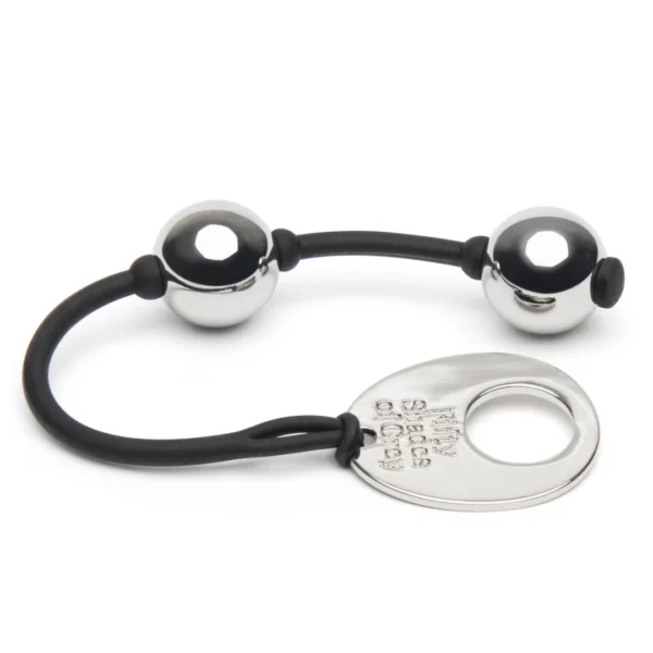 Fifty Shades of Grey Inner Goddess Mini Kėgelio kamuoliukai, 85 g, juodi ir sidabriniai