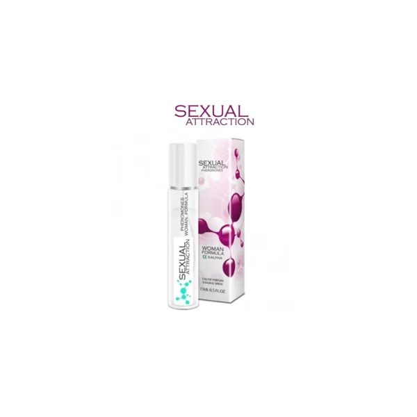 SHS Sexual Attraction kvepalai moterims su feromonais, vaisių aromatas, 15 ml