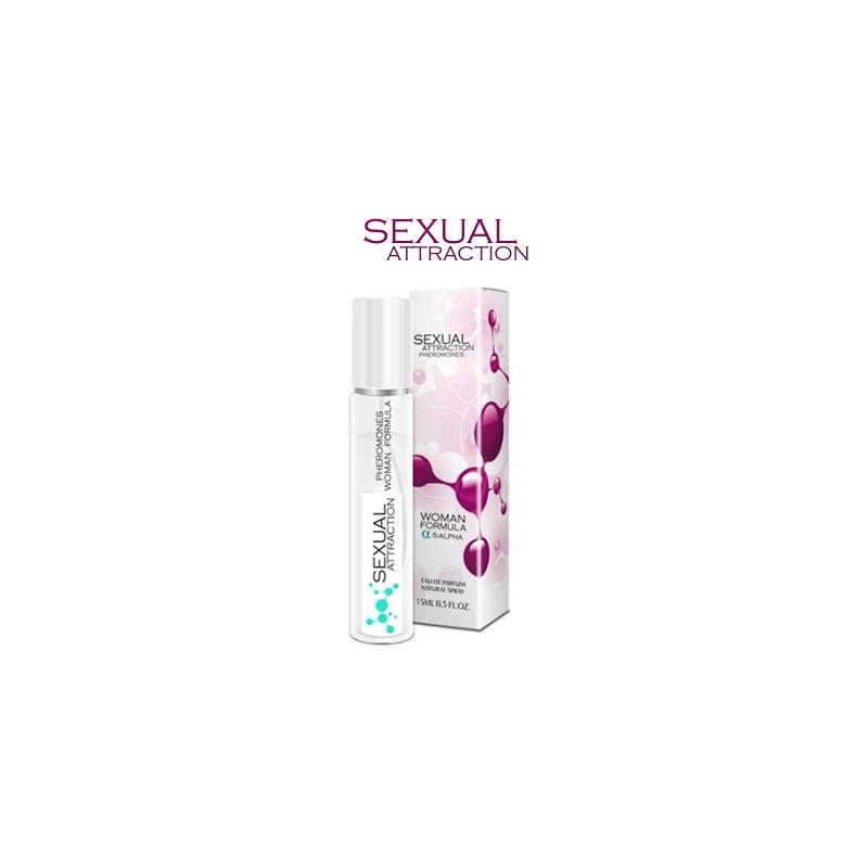SHS Sexual Attraction kvepalai moterims su feromonais, vaisių aromatas, 15 ml