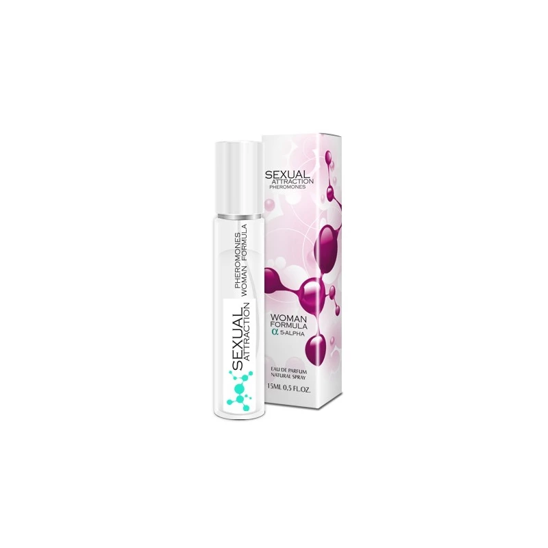SHS Sexual Attraction kvepalai moterims su feromonais, vaisių aromatas, 15 ml