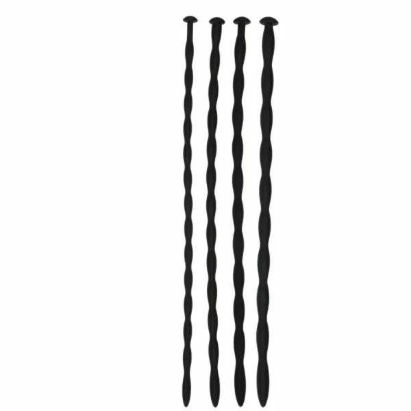 Sinner Gear silikoninių plėtiklių rinkinys, 5 dydžiai, juodas