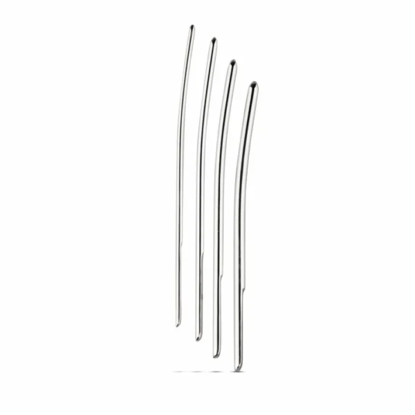 Sinner Gear Unbendable plieninių intymių zondų rinkinys, 4 vnt., 4-7 mm