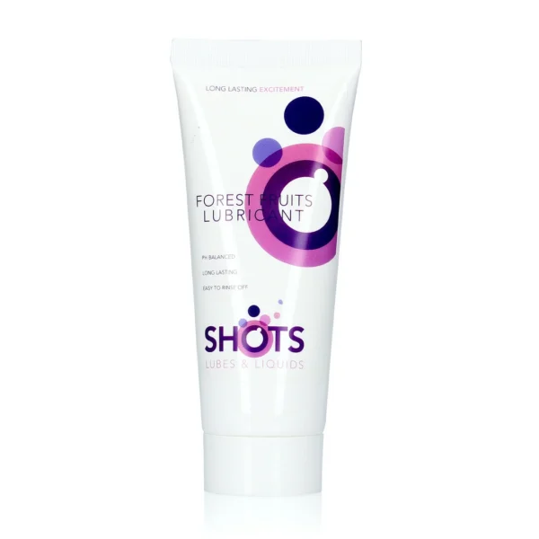 Shots Lubes lubrikantas su miško uogų skoniu, vandens pagrindu, 100 ml