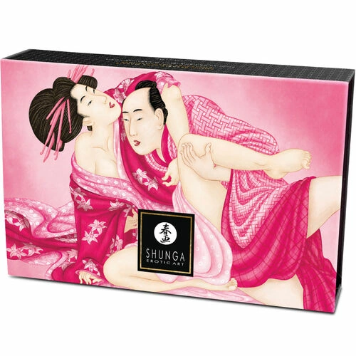 Shunga Sweet Snow kūno pudra su plunksnele, avietių aromato, 75 g