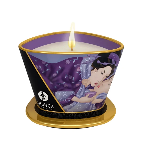 Shunga Libido masažo žvakė, egzotinių vaisių aromato, 170 ml