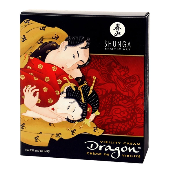 Shunga Dragon Cream intensyvus intymus kremas, 60 ml, augalų ekstraktai
