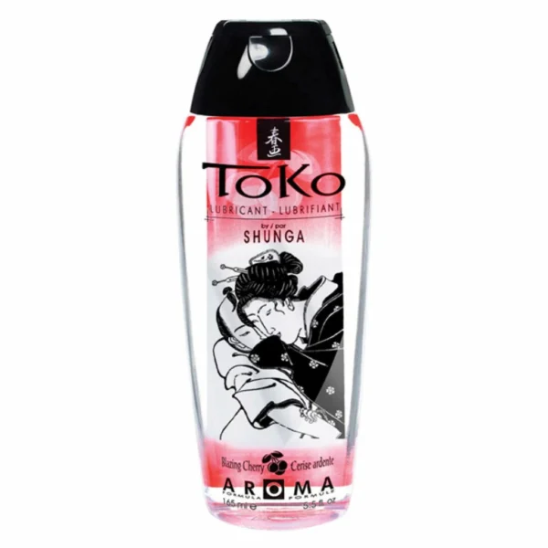 Shunga Toko Aroma Cherry lubrikantas vandens pagrindu su vyšnių skoniu, 165 ml