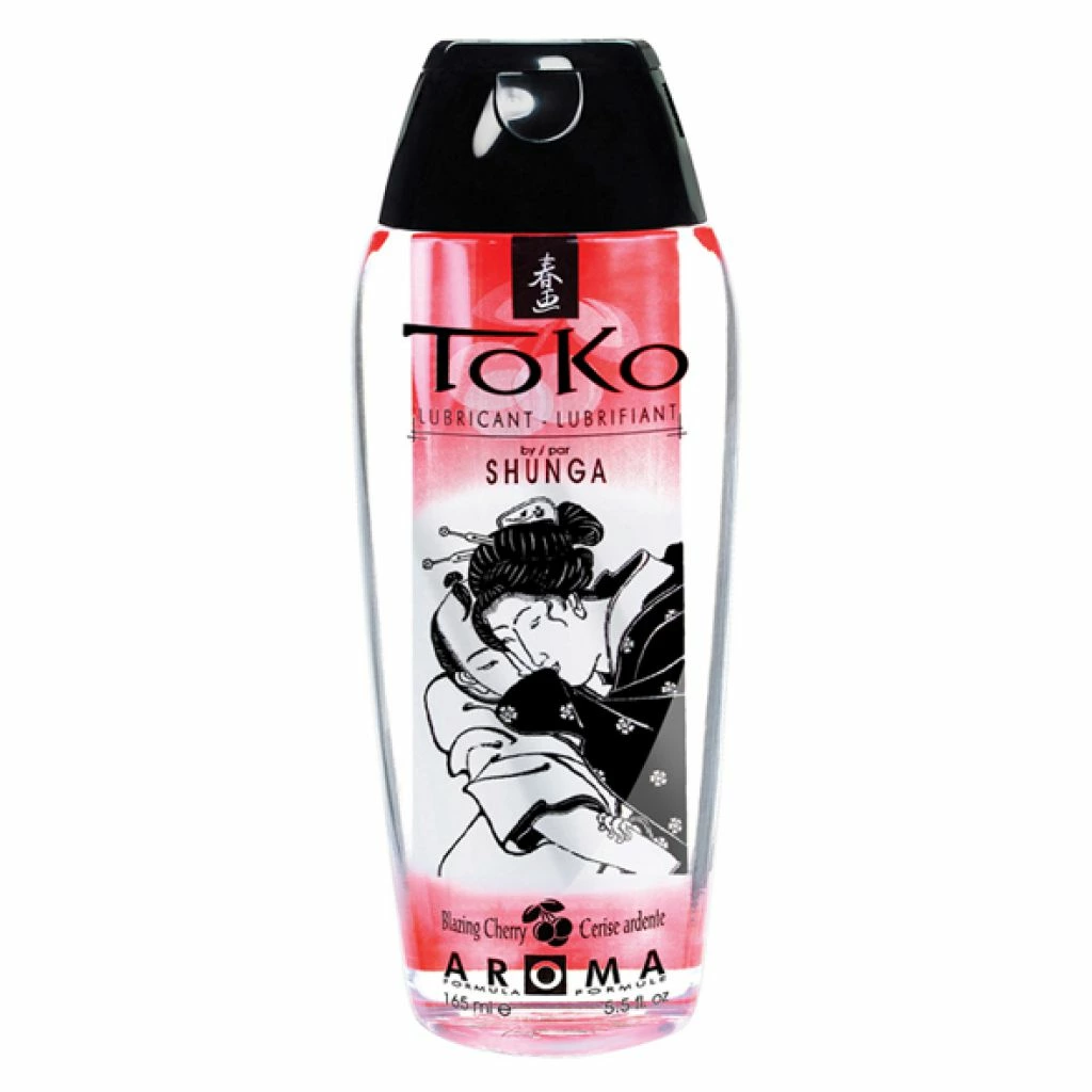 Shunga Toko Aroma Cherry lubrikantas vandens pagrindu su vyšnių skoniu, 165 ml