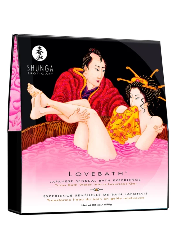 Shunga Lovebath Dragon Fruit gelinės vonios rinkinys, drakono vaisiaus aromatas, 650 g