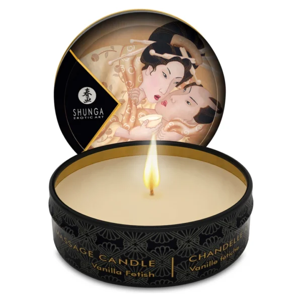 Shunga Desire masažo žvakė, vanilės aromato, 30 ml