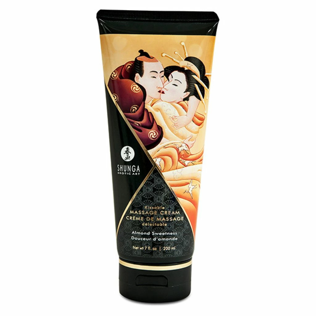 Shunga Almond Sweetness masažo kremas, migdolų aromato, 200 ml