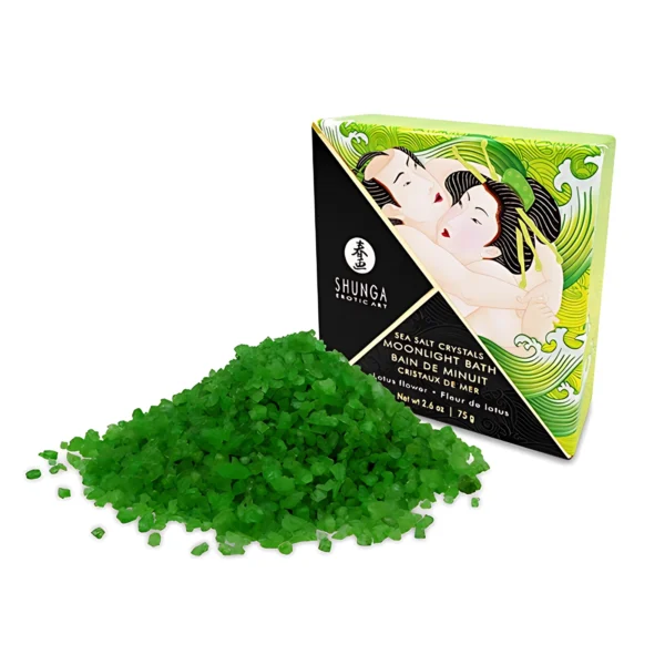 Shunga Lotus Flower vonios druska su Negyvosios jūros kristalais, 75 g