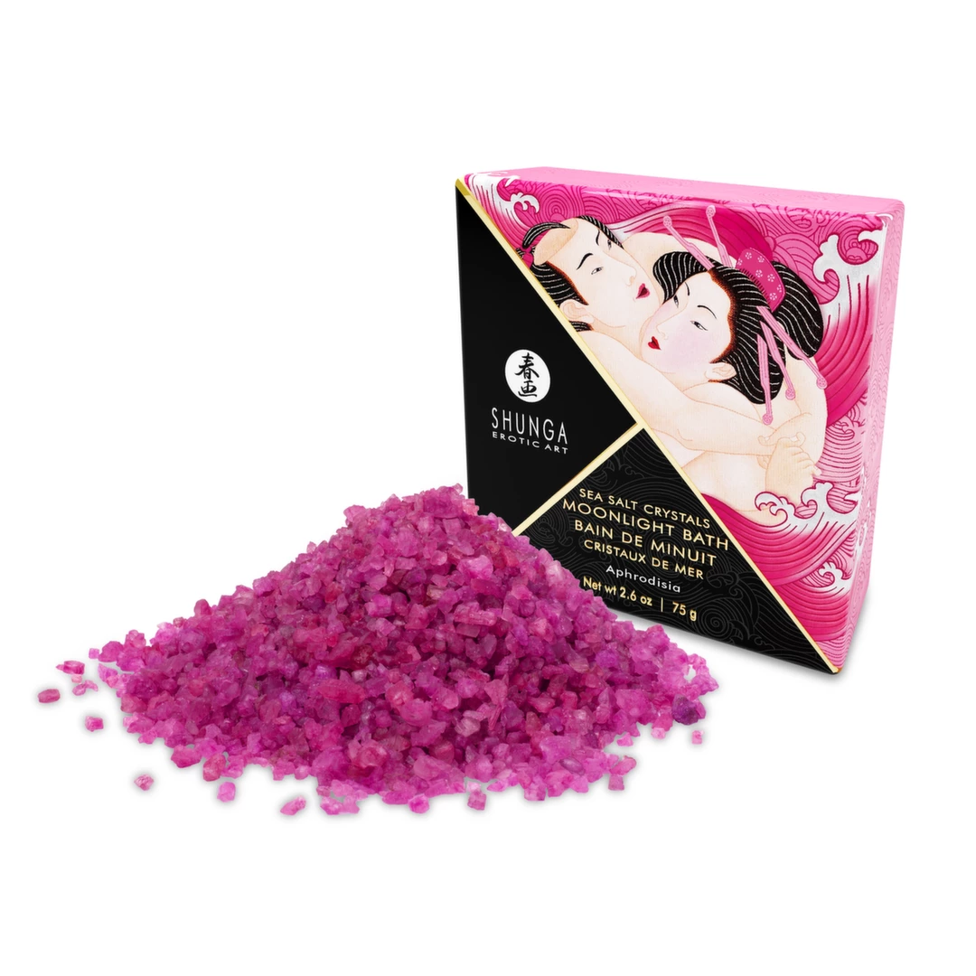 Shunga Aphrodisia vonios druska su Negyvosios jūros kristalais, 75 g