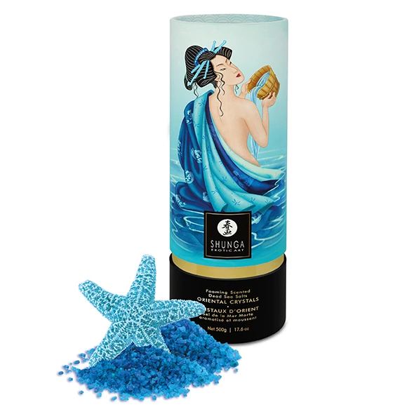 Shunga Ocean Temptations vonios druska su Negyvosios jūros kristalais, 500 g