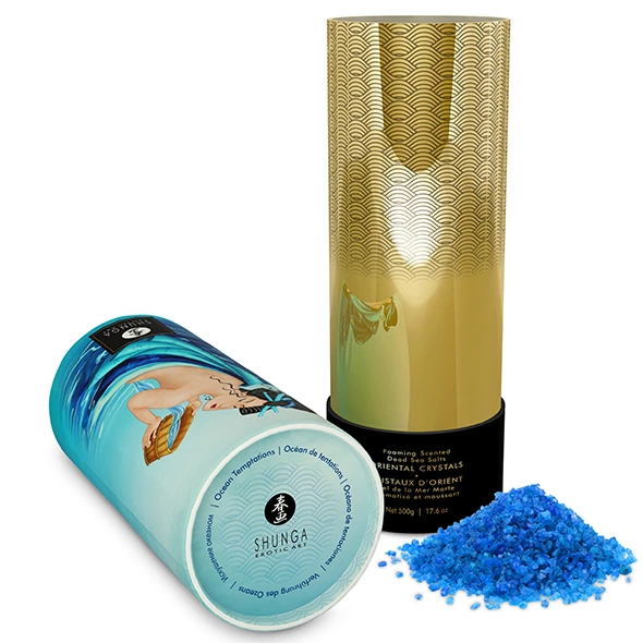 Shunga Ocean Temptations vonios druska su Negyvosios jūros kristalais, 500 g