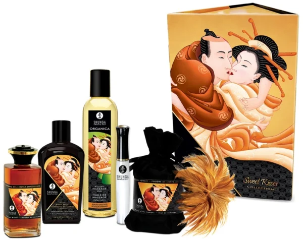 Shunga Secret Set Sweet Kisses 6 dalių dovanų rinkinys