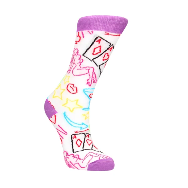 Sexy Socks by Shots Strip Poker moteriškos kojinės, spalvotos, EU 36-41