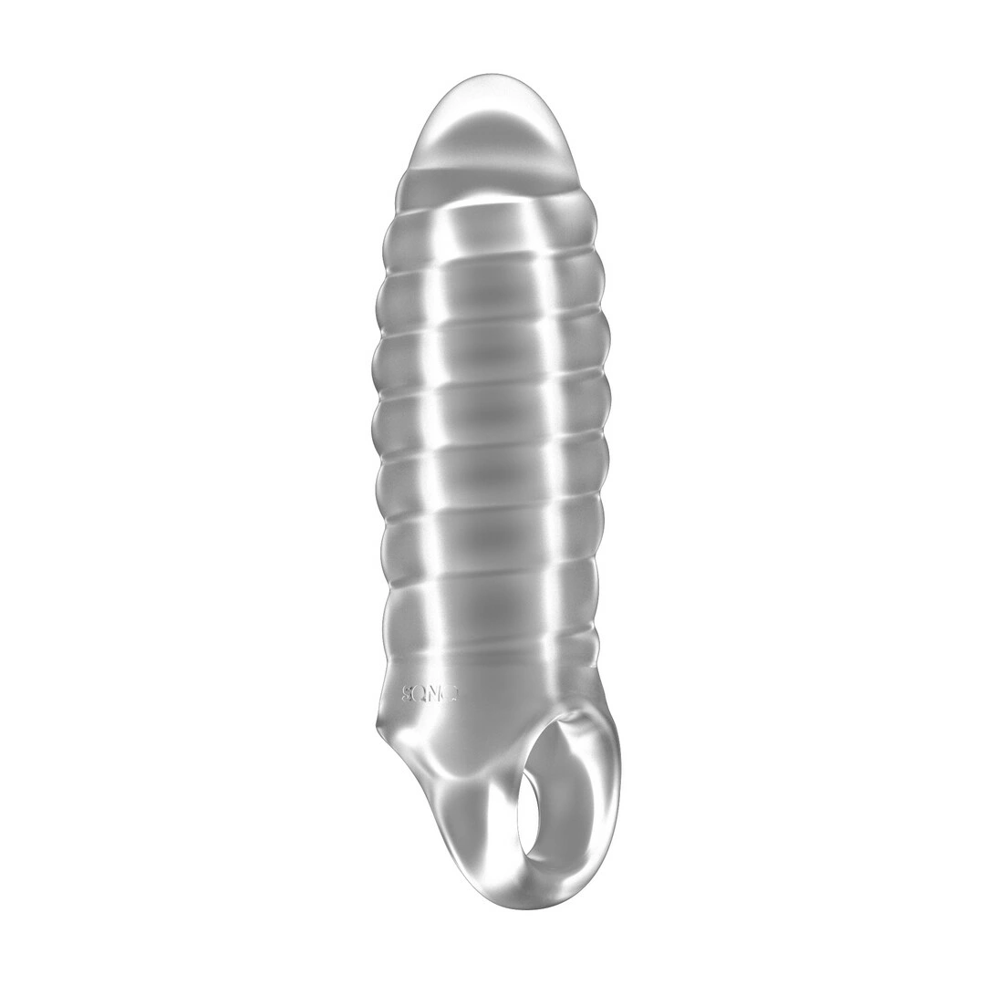 Sono by Shots No.36 elastingas penio antgalis iš TPE su tvirtinimo juostele