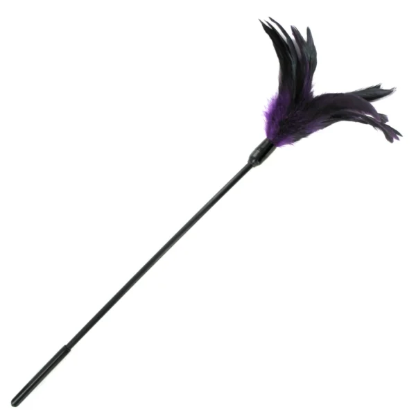 Sportsheets Starburst kutenimo plunksna su rankena, violetinė, 40 cm