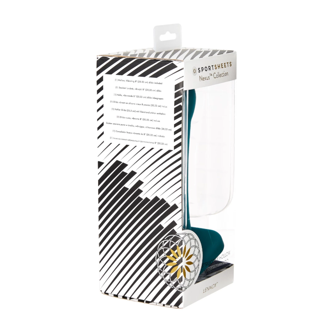 Sportsheets Nexus Lennox Emerald silikoninis dildo strap-on diržams