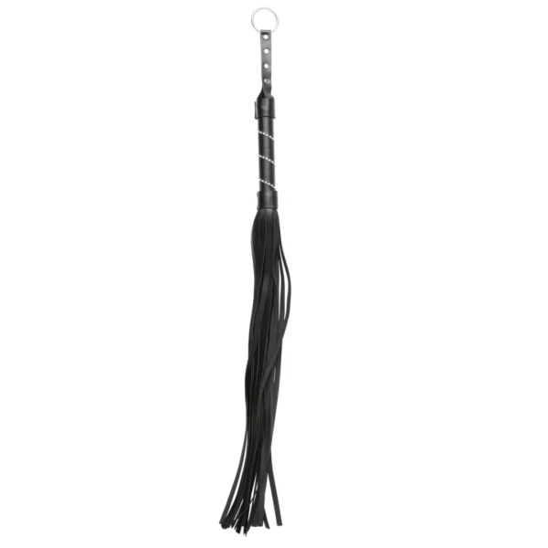 Sportsheets Sex & Mischief Jeweled botagas, 76 cm, juodas