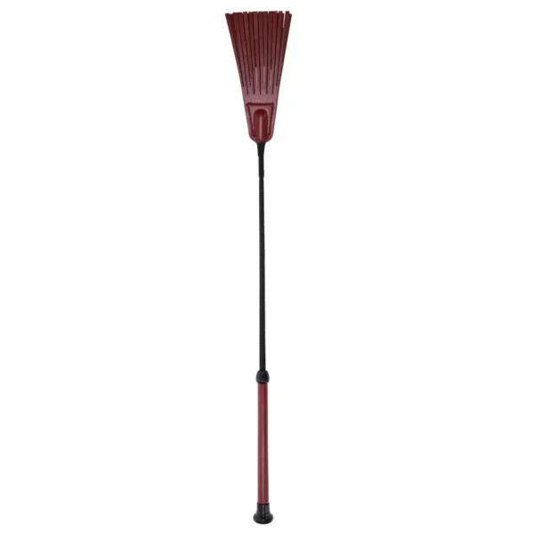 Sportsheets Saffron botagėlis su kutais, raudonai juodas, 60,3 cm