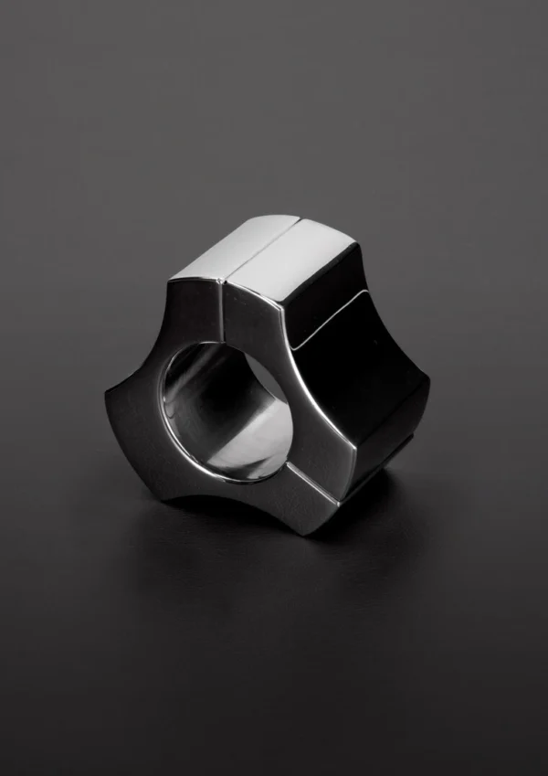 Steel by Shots Deluxe magnetinis sėklidžių žiedas iš nerūdijančio plieno, 36 mm
