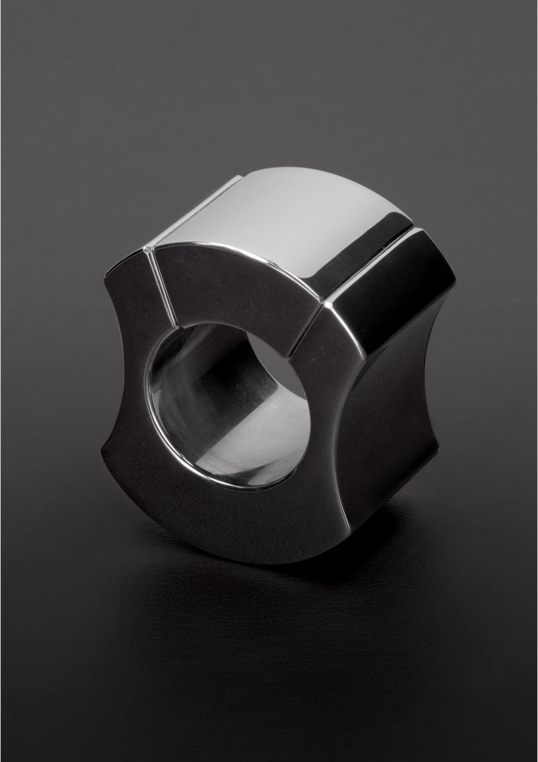 Steel by Shots Triad magnetinis nerūdijančio plieno sėklidžių žiedas, modulinis