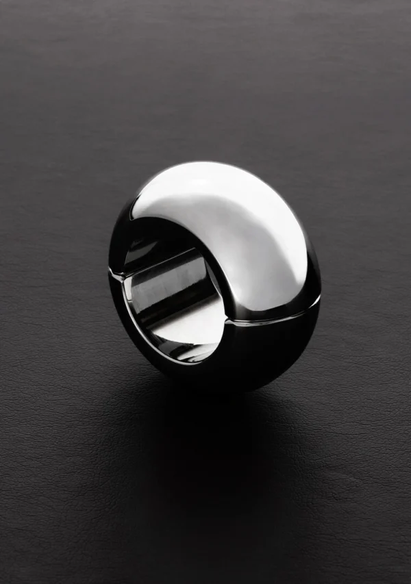 Steel by Shots ovalus nerūdijančio plieno sėklidžių žiedas, 3,5 cm