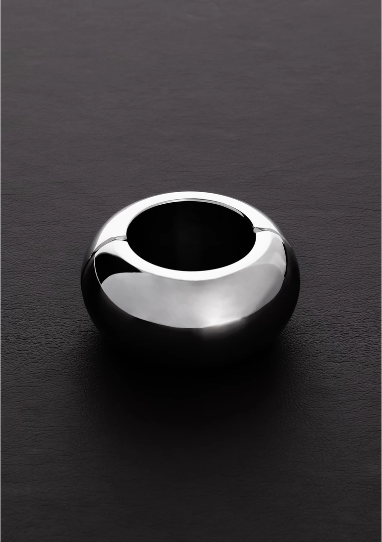 Steel by Shots ovalus nerūdijančio plieno sėklidžių žiedas, 3,5 cm