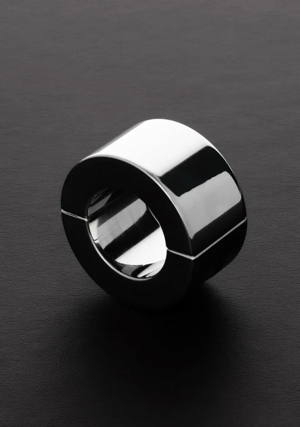 Steel by Shots Power Tools ovalus plieninis sėklidžių įtempiklis su dalijamu žiedu, 3,0 cm