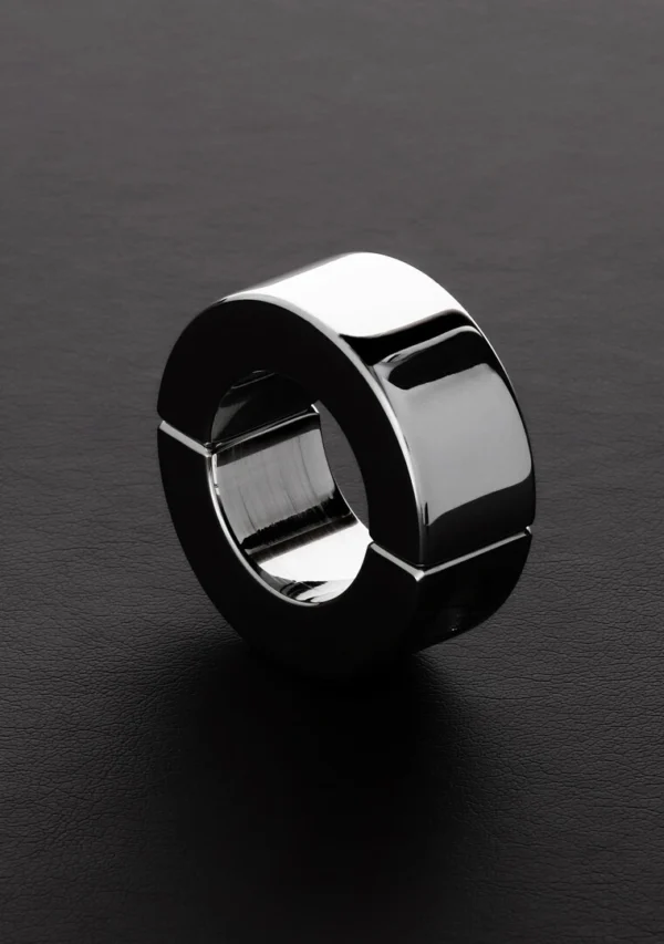 Steel by Shots Power Tools ovalus plieninis sėklidžių įtempiklis su dalijamu žiedu, 2,0 cm