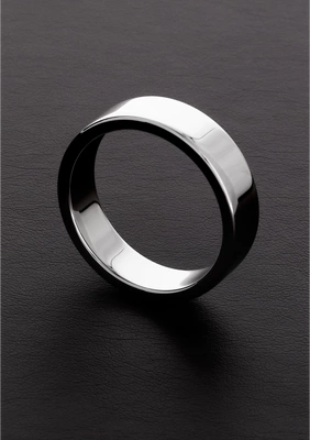 Steel by Shots plokščias varpos žiedas iš nerūdijančio plieno, 12 x 57,5 mm
